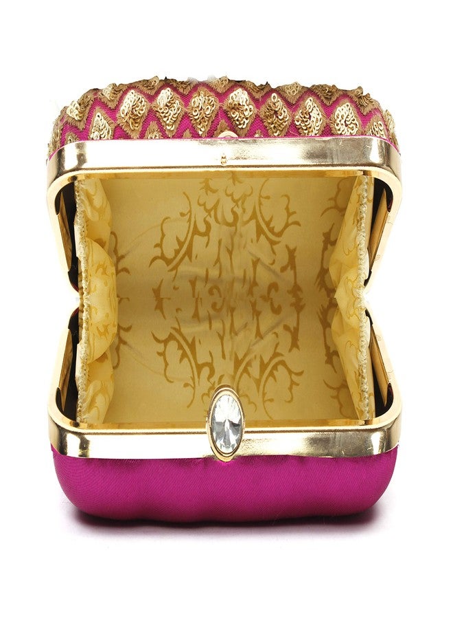 DUCHESS Women & Girls Wine Box Clutch - Image 5